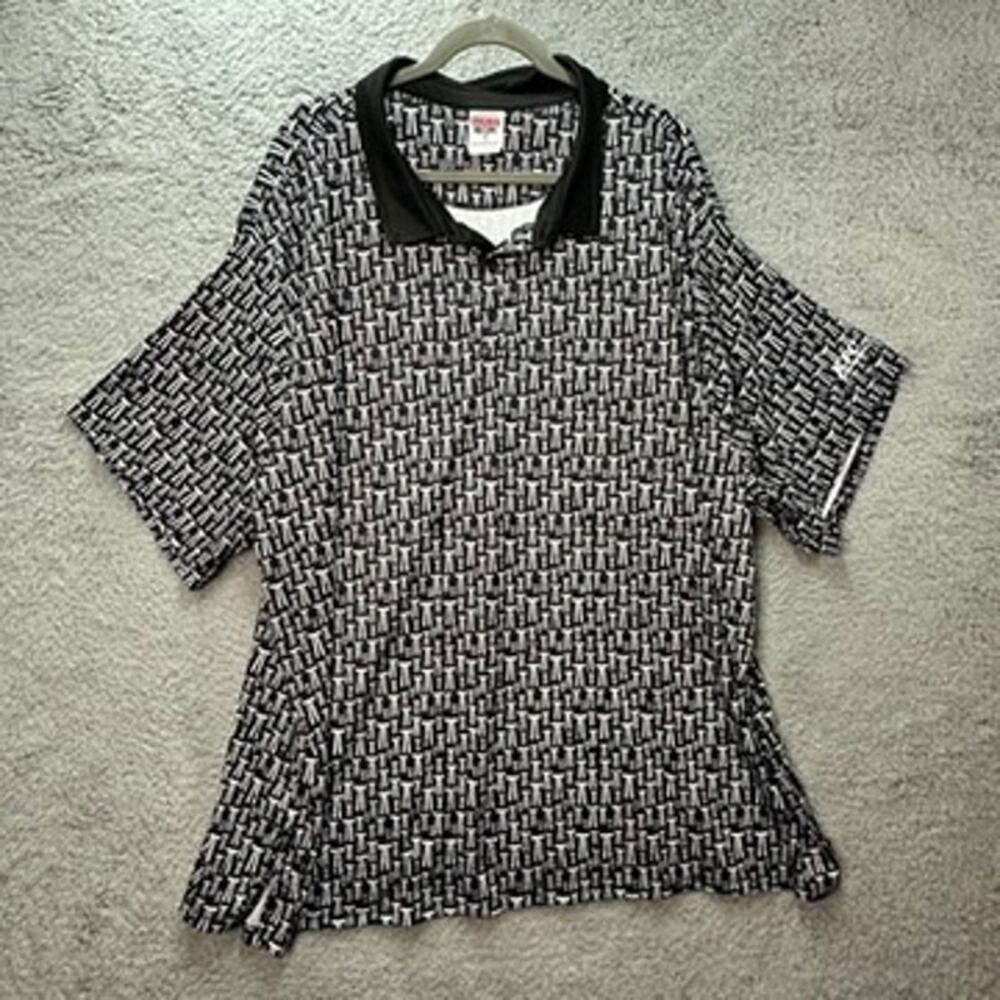 KFC Original Recipe Men's 4XL Polo Shirt Activewear Colonel Sanders Tie Design